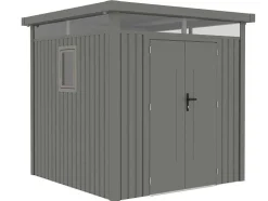 Abrigo De Jardim Aco Galvanizado Cinzento 4,4 M - Rivola