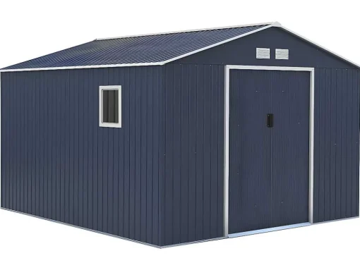 Abrigo De Jardim Archer Em Aco Galvanizado Cinzento - 12,99 M