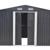 Abrigo De Jardim Em Aco Galvanizado Cinza 12,5 M - Manso