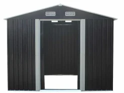 Abrigo De Jardim Em Aco Galvanizado Cinza 5,2 M - Manso