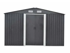 Abrigo De Jardim Em Aco Galvanizado Cinza 12,5 M - Manso