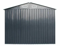 Abrigo De Jardim Em Aco Galvanizado Cinza 5,2 M - Manso