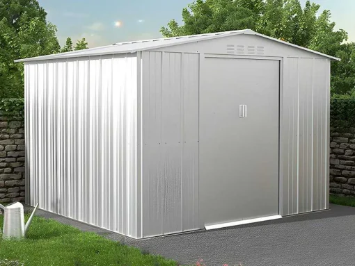 Abrigo De Jardim Em Metal Galvanizado Cinzento 6,71 M - Linus