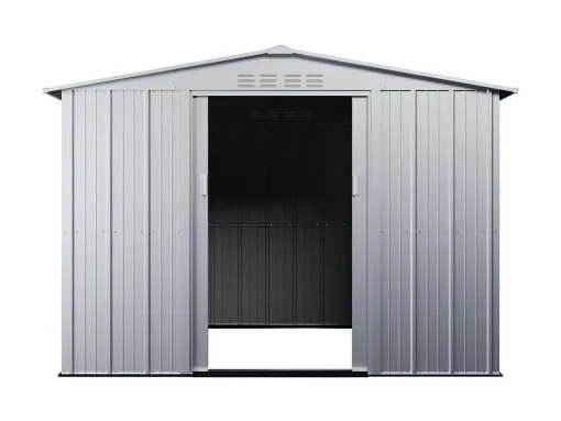 Abrigo De Jardim Em Metal Galvanizado Cinzento 6,71 M - Linus