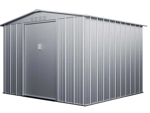 Abrigo De Jardim Em Metal Galvanizado Cinzento 6,71 M - Linus