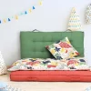 Almofada De Palete Em Algodao 80 X 120 X 12 Cm Cor Verde - Baila