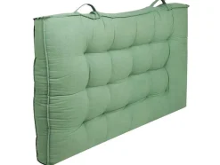 Almofada De Palete Em Algodao 80 X 120 X 12 Cm Cor Verde - Baila
