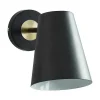 Aplique De Parede Estilo Vintage Trevis - Ferro - 14X16X33 Cm - Preto