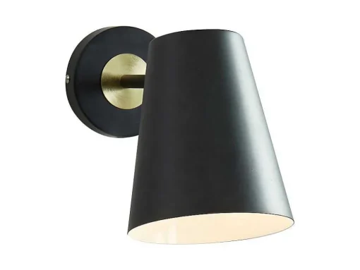 Aplique De Parede Estilo Vintage Trevis - Ferro - 14X16X33 Cm - Preto