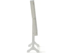 Armário De Joias Espelho Psiche Berenice - Mdf E Madeira De Pinho - 120X39X30 Cm - Branco