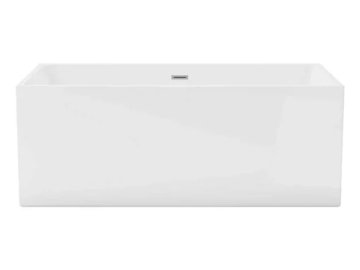 Baneira SemiClássica Retangular 248 L 170X80X58 Cm Branca Acrilica - Pikaia