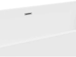 Baneira SemiClássica Retangular 248 L 170X80X58 Cm Branca Acrilica - Pikaia
