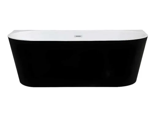 Banheira Clássica De 245 L Dimensoes 170X75X58 Cm Cor Preta - Divina