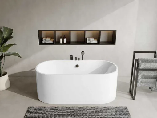Banheira Clássica Stepona - 195 L - 150*75*58 Cm - Branco