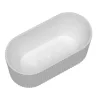 Banheira De Acrilico Estriada, Branco Brilhante, 220 L, 150 X 75 X 58 Cm - Aliena