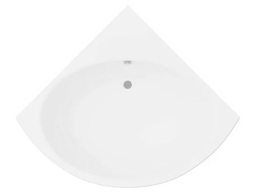 Banheira De Canto 198 L 120 X 120 X 63 Cm Branco Acrilico - Cobitis