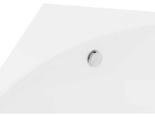 Banheira De Canto 198 L 120 X 120 X 63 Cm Branco Acrilico - Cobitis