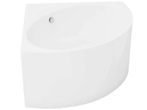 Banheira De Canto 198 L 120 X 120 X 63 Cm Branco Acrilico - Cobitis