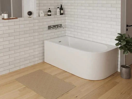 Banheira De Canto Anika - 240 L - 170*75*58 Cm - Canto Esquerdo