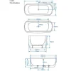Banheira De Hidromassagem Com Leds Sirgao - 1 Péssoa - 155L - 75X150 Cm - Branca
