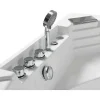 Banheira De Hidromassagem Branca 135 X 135 Cm 6 Jatos - Sage