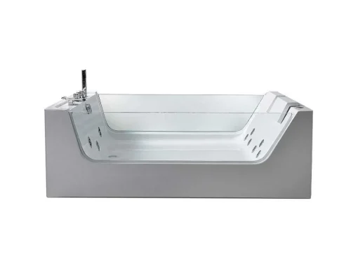 Banheira De Hidromassagem 170 X 120 Cm 8 Jatos Com Vidro Panorâmico - Gemma