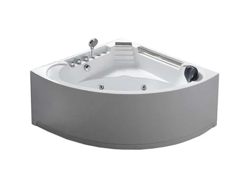 Banheira De Hidromassagem Branca 135 X 135 Cm 6 Jatos - Sage