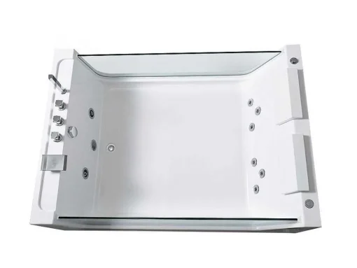 Banheira De Hidromassagem 170 X 120 Cm 8 Jatos Com Vidro Panorâmico - Gemma