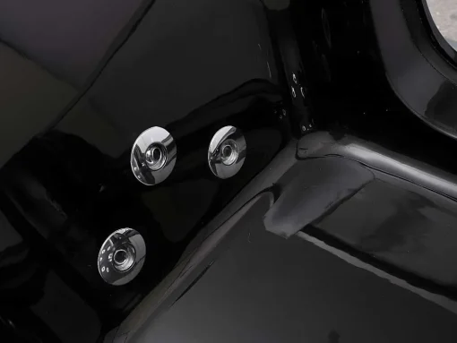 Banheira De Hidromassagem De Vidro Com Leds Dyona - 1 Péssoa - 260L - 170X85X58 Cm - Preto