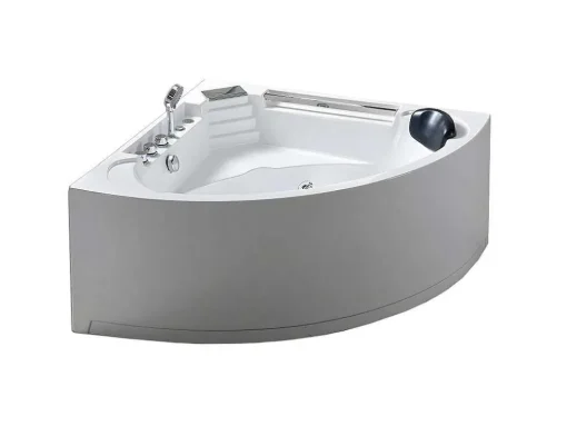 Banheira De Hidromassagem Branca 135 X 135 Cm 6 Jatos - Sage
