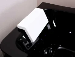 Banheira De Hidromassagem De Vidro Com Leds Dyona - 1 Péssoa - 260L - 170X85X58 Cm - Preto