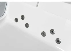 Banheira De Hidromassagem 170 X 120 Cm 8 Jatos Com Vidro Panorâmico - Gemma