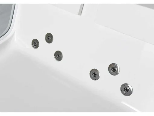Banheira De Hidromassagem 170 X 120 Cm 8 Jatos Com Vidro Panorâmico - Gemma