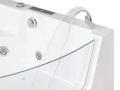 Banheira De Hidromassagem De Canto Vidrada Ethra - Para 1 Péssoa - 150 X 150 X A57 Cm - Branca