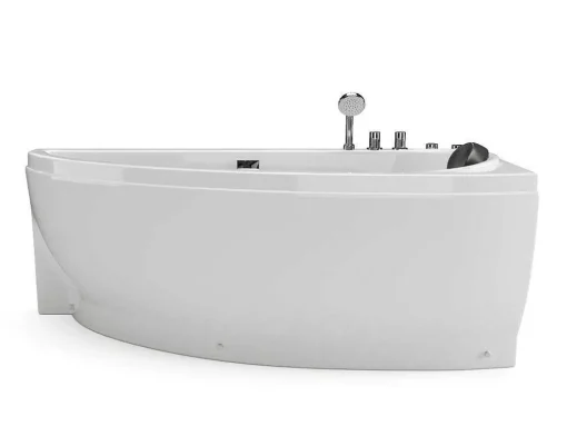 Banheira De Hidromassagem Assimetrica Branca, 1 Lugar, 160X75 Cm, Canto Direito - Tabana