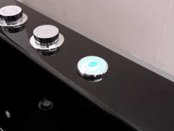 Banheira De Hidromassagem De Vidro Com Leds Dyona - 1 Péssoa - 260L - 170X85X58 Cm - Preto