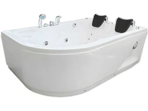 Banheira Hidromassagem Branca 170 X 115 Cm Para 2 Péssoas 15 Jatos - Dahlia