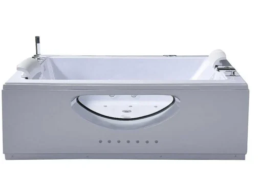Banheira Hidromassagem Branca 178 X 147 Cm Bomba Dupla 33 Jatos - Petal