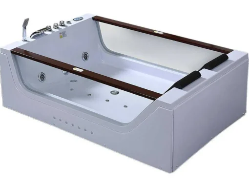 Banheira Hidromassagem Branca 180 X 120 Cm 18 Jatos - Pearl
