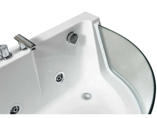 Banheira Hidromassagem Com Vidro Panorâmico 170 X 80 Cm 6 Jatos - Lotus