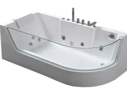Banheira Hidromassagem Com Vidro Panorâmico 170 X 80 Cm 6 Jatos - Lotus