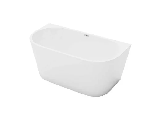 Banheira Semi-Clássica 175 L, 130 X 71,5 X 58 Cm Branca Acrilico - Divina