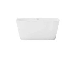 Banheira Semi-Clássica 175 L, 130 X 71,5 X 58 Cm Branca Acrilico - Divina