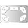 Banho Turco Venus 6 Lugares Com Assentos Ergonomicos, Painel De Controlo Exterior E Sonda De Temperatura -C212Xl134Xa210 Cm