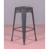 Banqueta Metalica Em Aco Lacado (76Cm) - Bistro - Preto