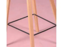 Banqueta Nordica Com Pernas Em Faia (63Cm) - Daxer - Cinza Claro