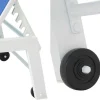 Barbados Espreguiçadeira Em Têxtilene Azul - Aluminio Branco