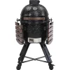 Barbecue Kamado A Carvao Em Ceramica E Bambu 45 X 63 X 105 Cm - Izaki
