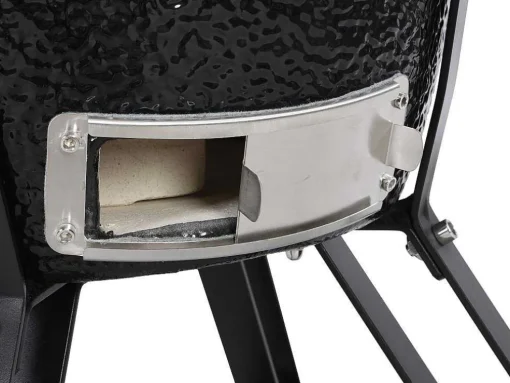 Barbecue Kamado A Carvao Em Ceramica E Bambu 45 X 63 X 105 Cm - Izaki