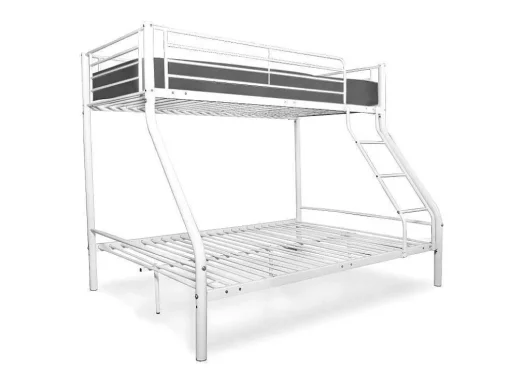 Beliche Duplo E Solteiro De Metal Para 3 Péssoas, Branco